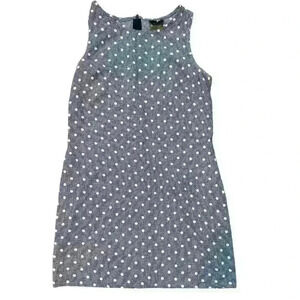 No Boundaries Vintage Gingham and Polka Dot Mod Mini Dress